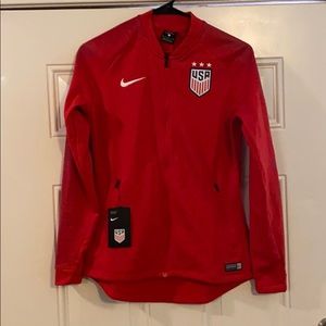 Women’s Red USA soccer jacket
